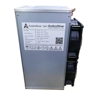 تراشه 190 X 190 X 292 میلی‌متری Canaan Avalonminer 1047 37t 37th/S 16nm